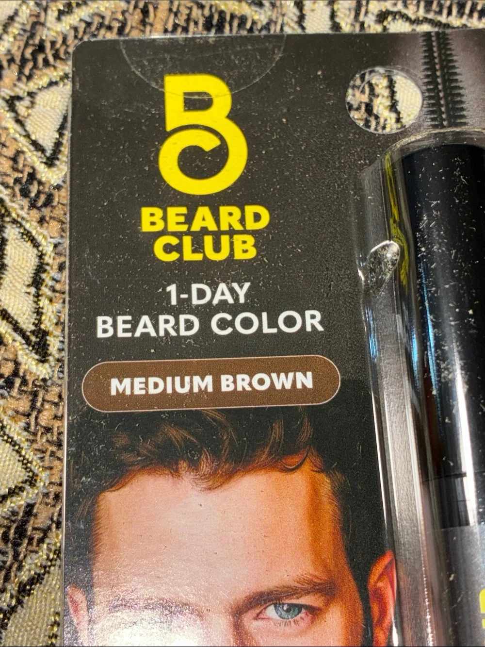 1-Day Beard Color — Medium Brown